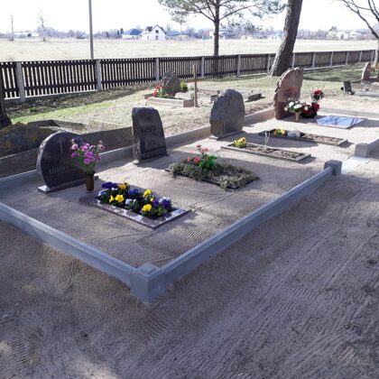 Kapu apmales, kopiņas, pieminekļi, G.K. Service SIA