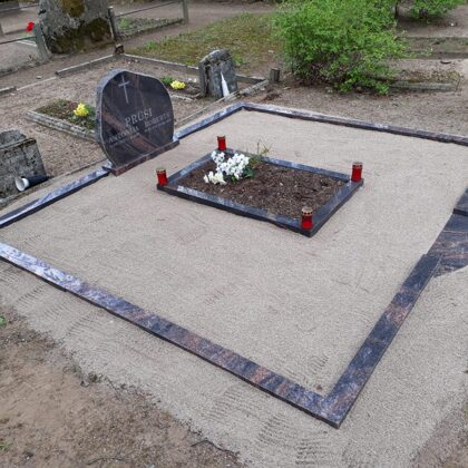 Kapu apmales, kopiņas, pieminekļi, G.K. Service SIA