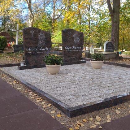 Kapu apmales, kopiņas, pieminekļi, G.K. Service SIA