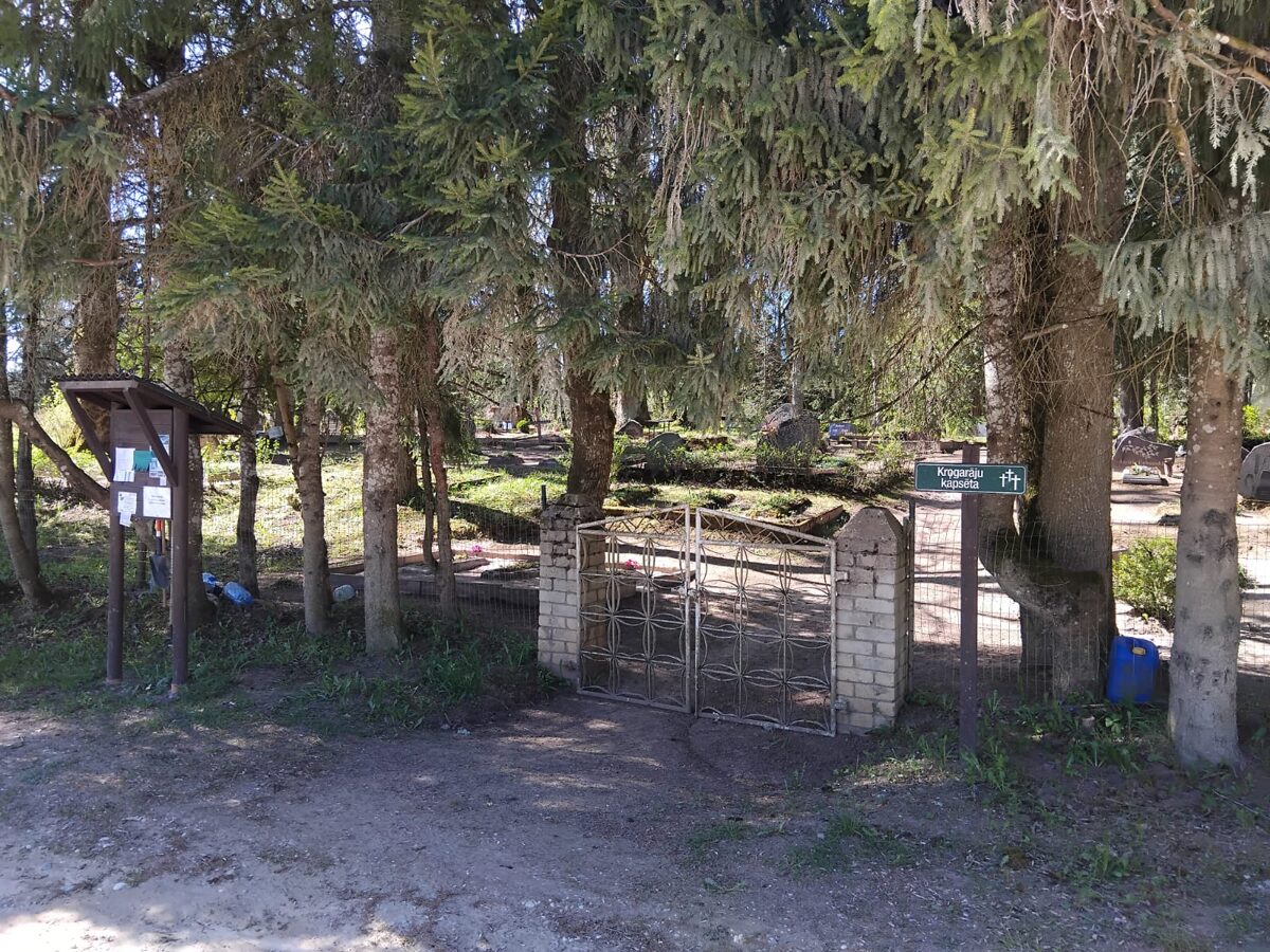 Krogarāju kapi, Rudbāržu pagasts, Kuldīgas novads, SIA G.K.Service kapu labiekārtošana